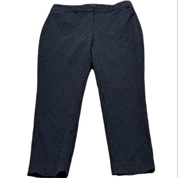 White House Black Market Pants - WHBM Slim Ankle Polka Dot Pants 4